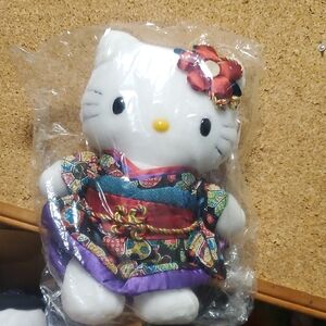 Hello Kitty Stuffed Animal with Kimono 2000